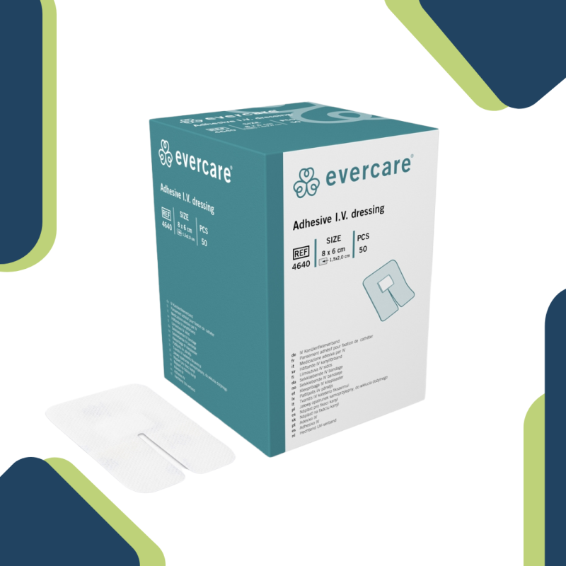 evercare IV pleistras intraveniniam kateteriui fiksuoti